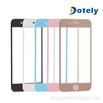 Color Film Tempered Glass Screen Protetcor for iPhone